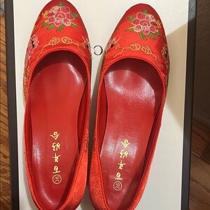 Stylish Red Women's Flats